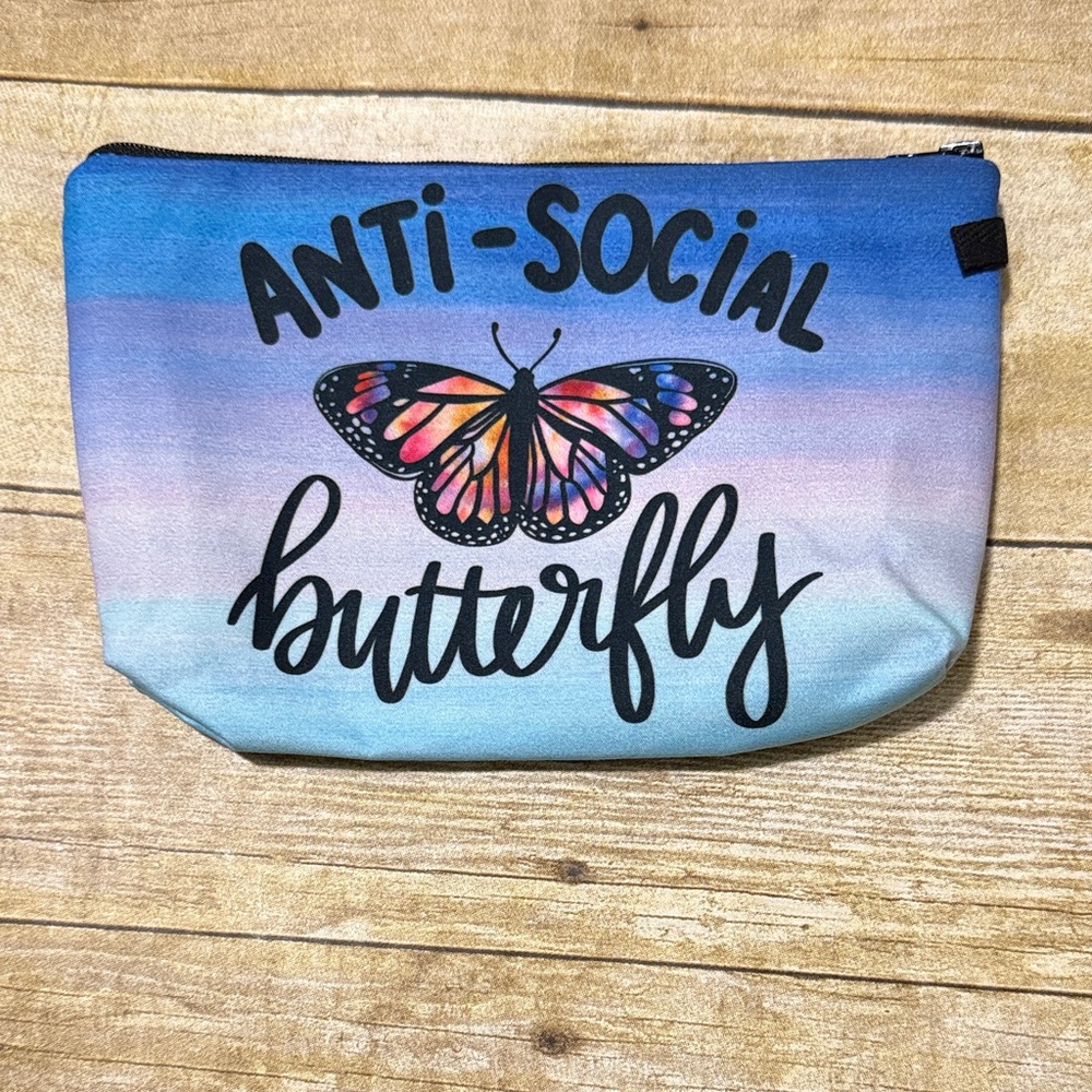 Anti-Social Butterfly Pouch